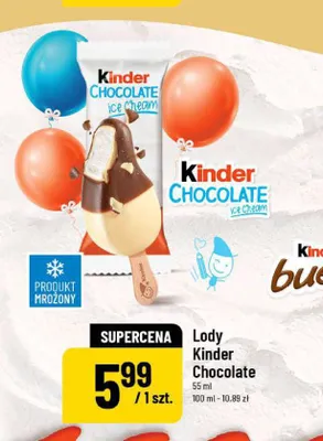 Lody Kinder Chocolate promocja w POLOmarket