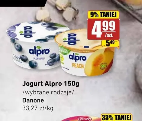 Jogurt roślinny Alpro brzoskwiniowy promocja w API Market