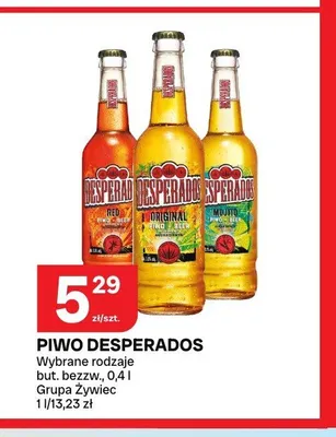 Piwo Desperados Original promocja w Chorten