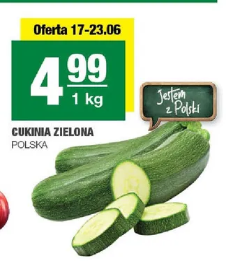 Cukinia zielona polska promocja w SPAR