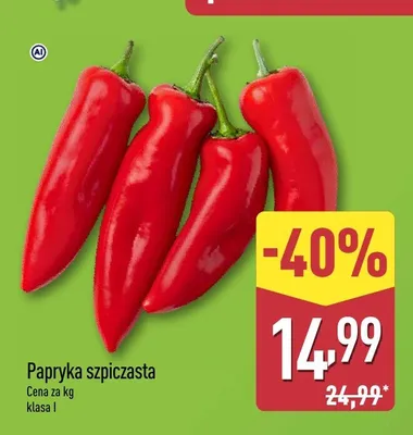 Papryka szpiczasta promocja w Aldi