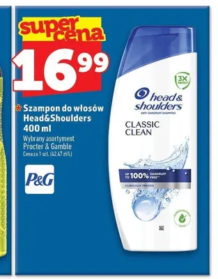 Szampon do włosów Head & Shoulders Classic Clean promocja w TOPAZ