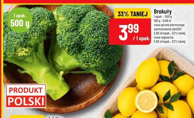 Brokuły promocja w POLOmarket