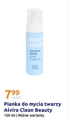 Pianka do mycia twarzy Coconut Water Foam Cleanser promocja w Action