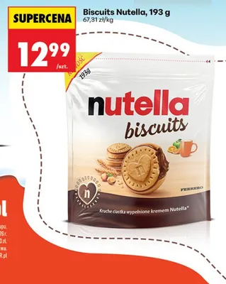 Biscuits ciastka wypełnione kremem promocja w Biedronka