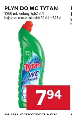 Płyn do WC zielony Tytan promocja w Stokrotka