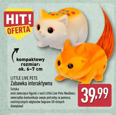 Zabawka interaktywna Little Live Pets kot promocja w Aldi