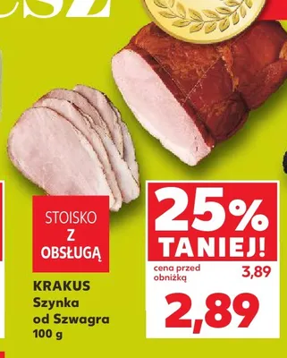 Szynka od Szwagra Krakus promocja w Kaufland