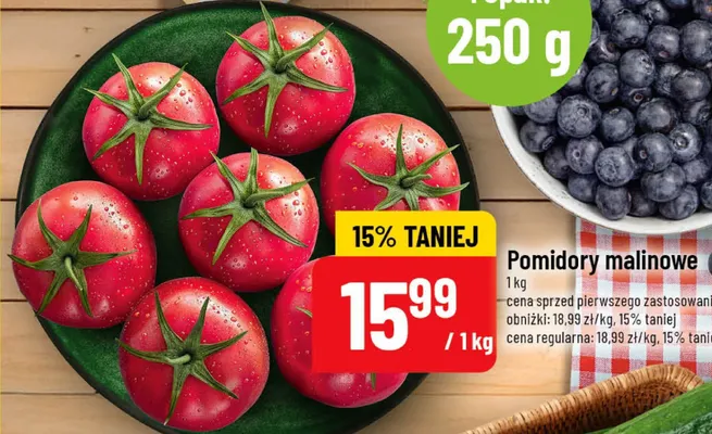 Pomidory malinowe promocja w POLOmarket