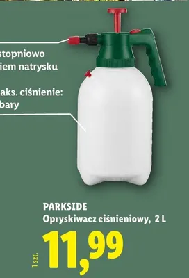 Opryskiwacz ciśnieniowy, 2l promocja w Lidl