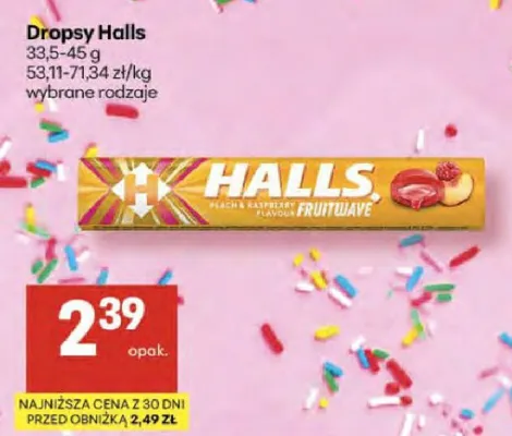 Dropsy Halls promocja w Delikatesy Centrum