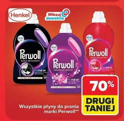 Płyn do prania Perwoll Renew Color promocja w Carrefour
