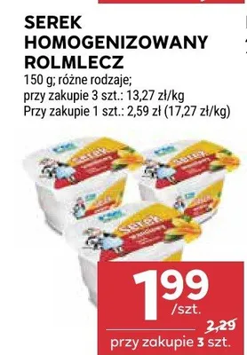 Serek homogenizowany rolmlecz promocja w Stokrotka