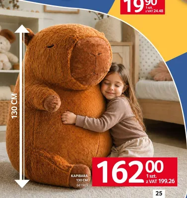 Kapibara 130cm promocja w Selgros