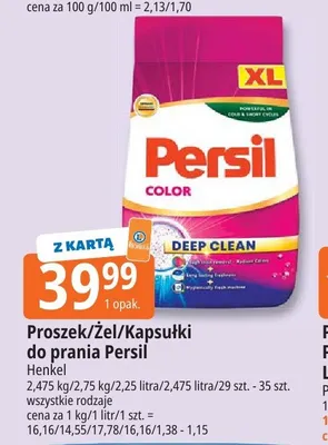 Żel do prania Persil promocja w Leclerc