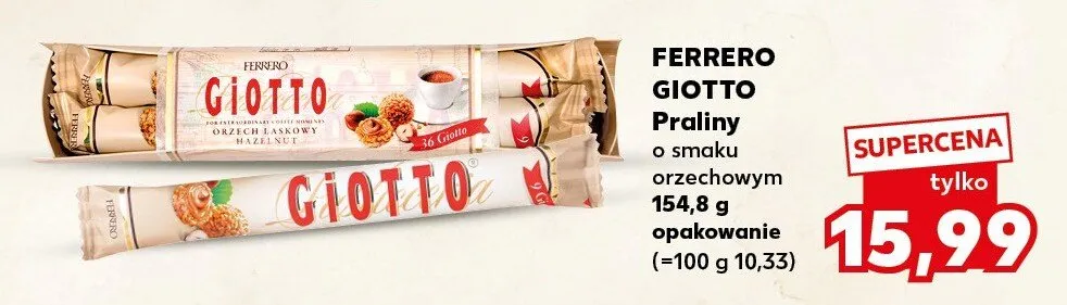 Praliny Ferrero Giotto promocja w Kaufland