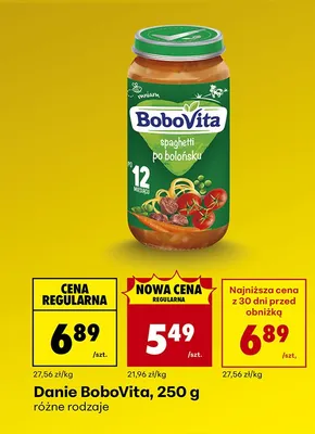 Danie w słoiczku 250 g, różne rodzaje promocja w Biedronka