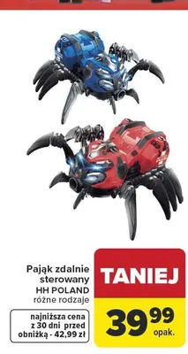 Pająk zdalnie sterowany HH POLAND promocja w Carrefour