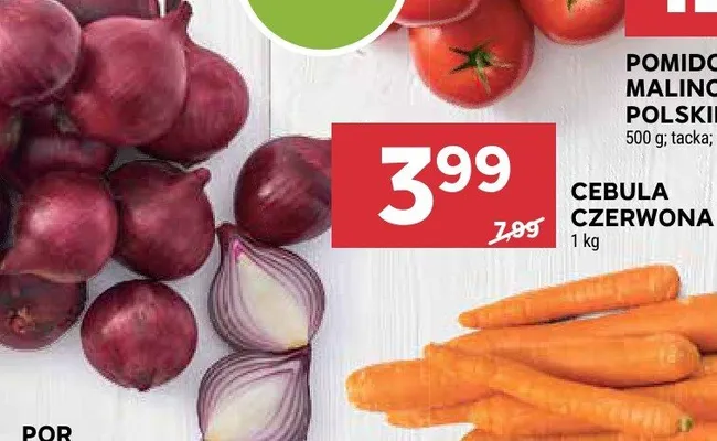 Pomidory malinowe polskie promocja w Stokrotka