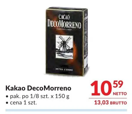Kakao DecoMorreno promocja w Makro