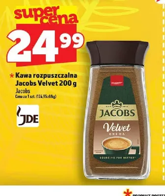 Kawa rozpuszczalna Jacobs Velvet promocja w TOPAZ