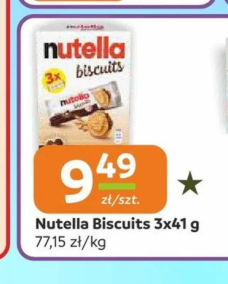 Nutella Biscuits 3-pak promocja w Społem Częstochowa