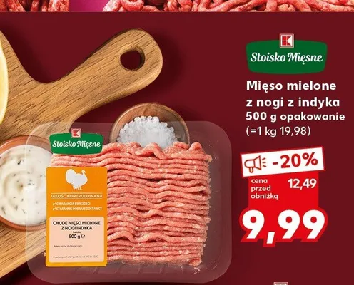Mięso mielone z nogi z indyka promocja w Kaufland