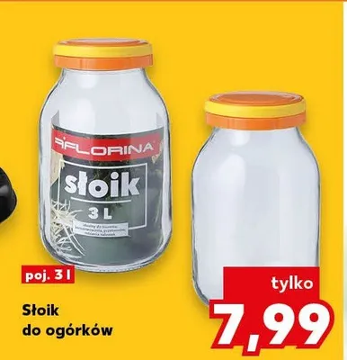 Słoik do ogórków Florina poj. 3l promocja w Kaufland