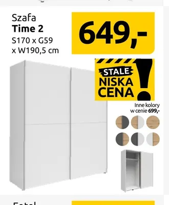 Szafa Time 2 promocja w Black Red White