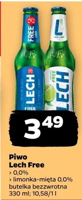 Piwo Lech Free 0.0% limonka-mięta promocja w Netto
