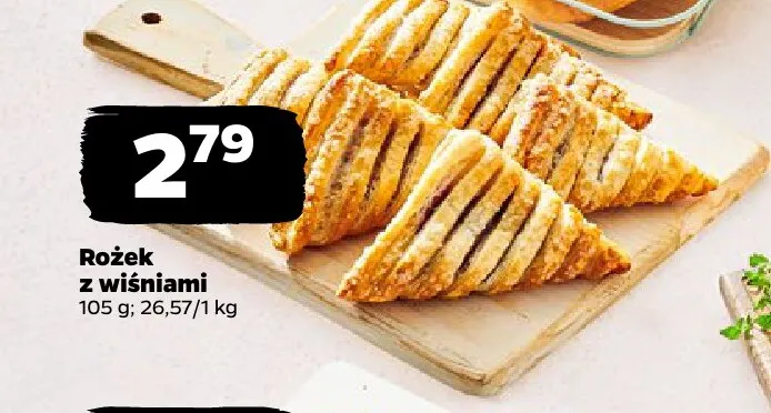 Rożek z wiśniami promocja w Netto