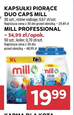 Kapsułki piorące Mill Professional kolor promocja w Stokrotka