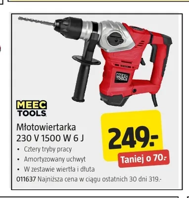 Młotowiertarka Meec Tools promocja w Jula