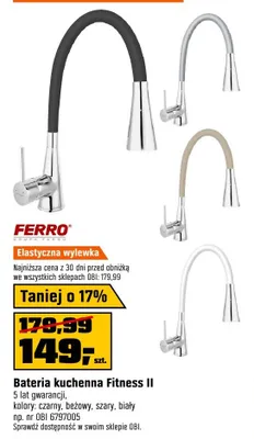 Bateria kuchenna Fitness II promocja w OBI