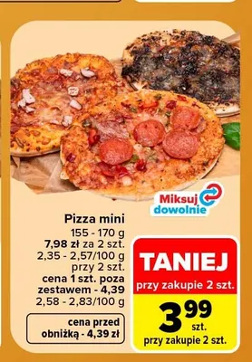 Pizza mini promocja w Carrefour