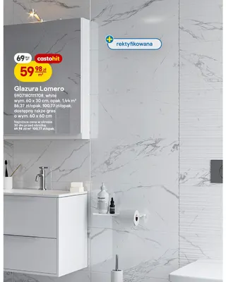 Glazura Lomero promocja w Castorama