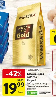 Kawa mielona fix gold promocja w Intermarche