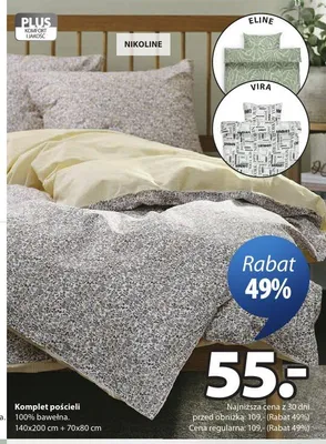 Komplet pościeli promocja w Jysk