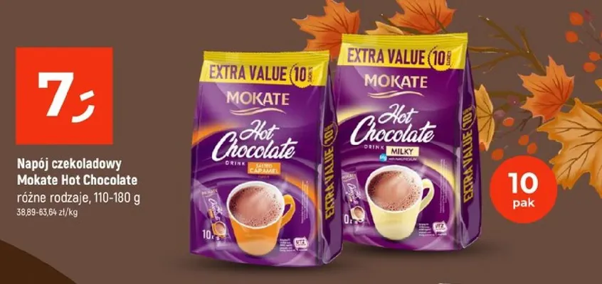 Napój czekoladowy Mokate Hot Chocolate 10-pak promocja w Dealz