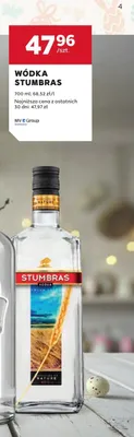 Wódka Stumbras promocja w Stokrotka