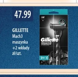Maszynka do golenia Mach3 + 2 wkłady Gillette promocja w Drogerie Laboo