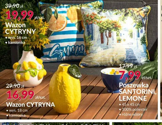 Wazon Cytryny promocja w Salony Agata