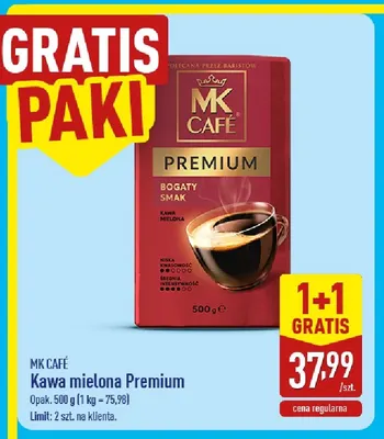 Kawa mielona Premium MK Café promocja w Aldi