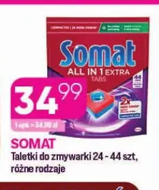 Tabletki do zmywarki Somat promocja w Drogerie Koliber