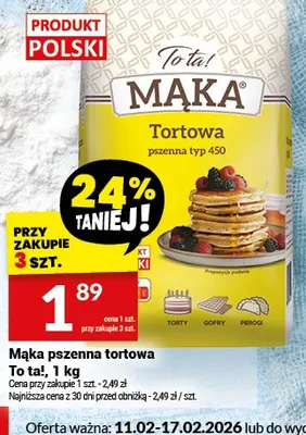 Mąka pszenna tortowa promocja w Twój Market