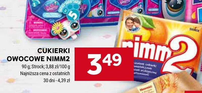 Cukierki owocowe Nimm2 promocja w Stokrotka