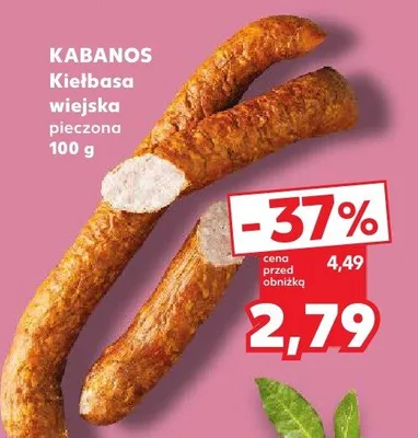 Kiełbasa wiejska pieczona promocja w Kaufland