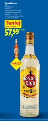 Rum Havana Club 3YO promocja w Lidl