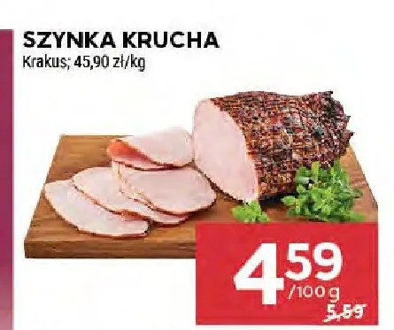 Szynka krucha Krakus promocja w Stokrotka