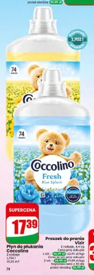 Płyn do płukania Coccolino — wariant nieczytelny promocja w Dino
